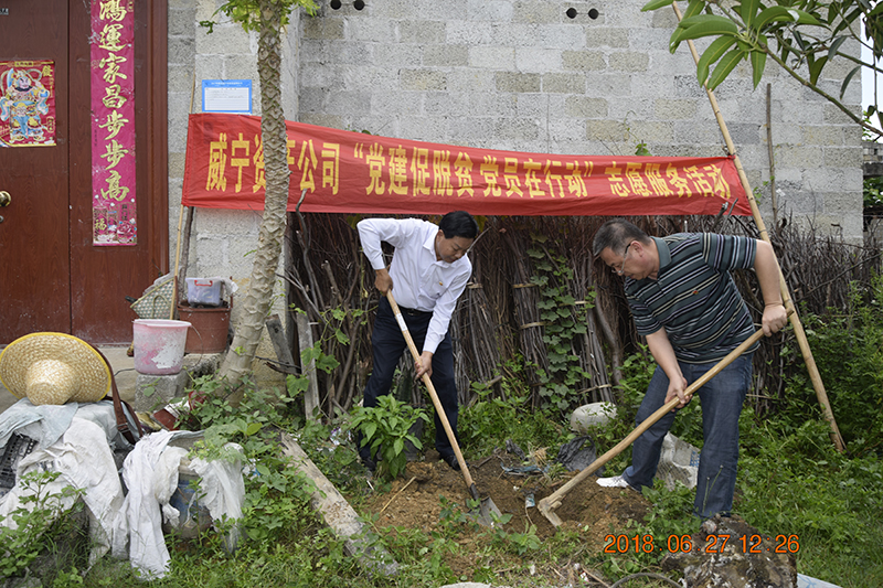 一帮一联结队树植树组，组员帮助2户帮扶贫困户在房前屋后闲置土地上种植果树，为乡村建设增添一抹绿色，进一步美化村容村貌。.JPG