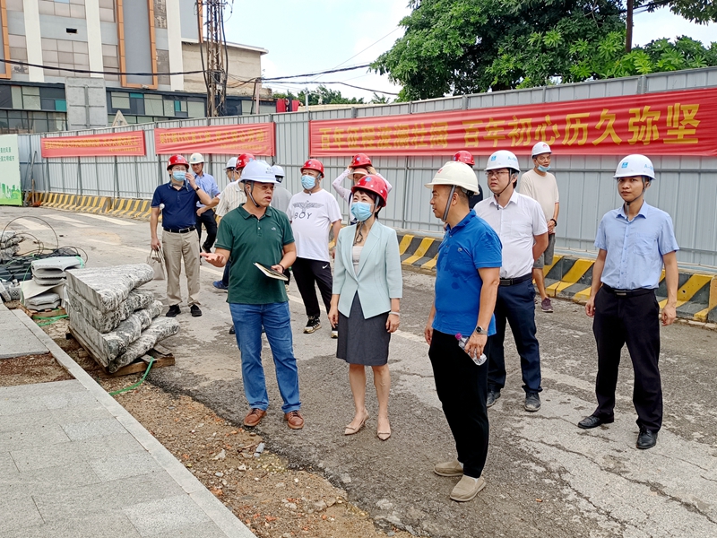 调研组实地了解项目建设进展情况.jpg